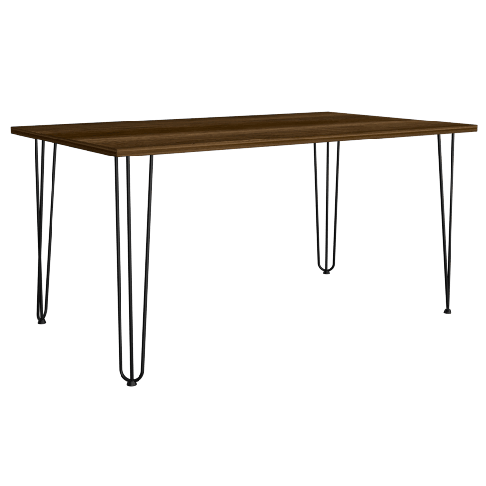 Combo Comedor Vimeno, Cobre, Wengue y Café Claro, Incluye Comedor y 6 Sillas - VIRTUAL MUEBLES