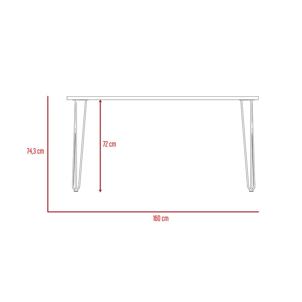 Combo Comedor Vimeno, Cobre, Café Claro y Chocolate, Incluye Comedor y 6 Sillas - VIRTUAL MUEBLES
