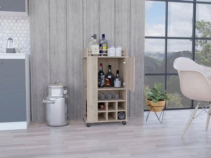 Bar Finland, Humo, con amplios espacios para ubicar y botellas ZF - VIRTUAL MUEBLES