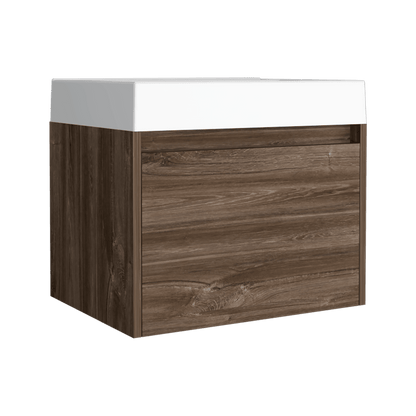 Mueble Lavamanos Fussion color Avellana para Baño.