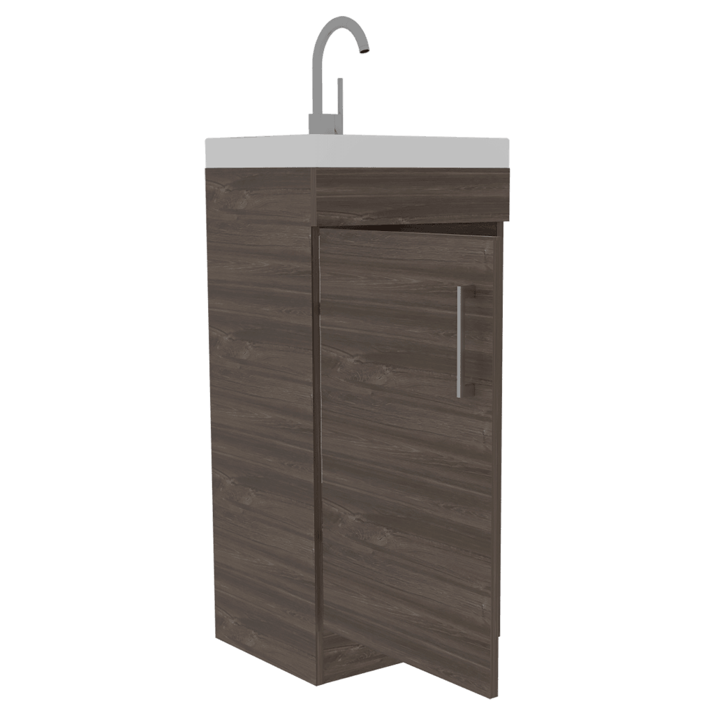 Mueble Lavamanos Barú color Avellana para Baño.