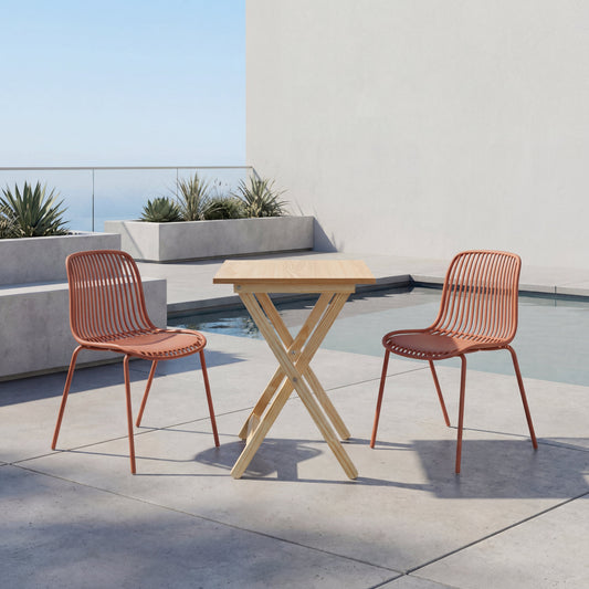Juego de Comedor Goyo · Mesa Plegable + 2 Sillas