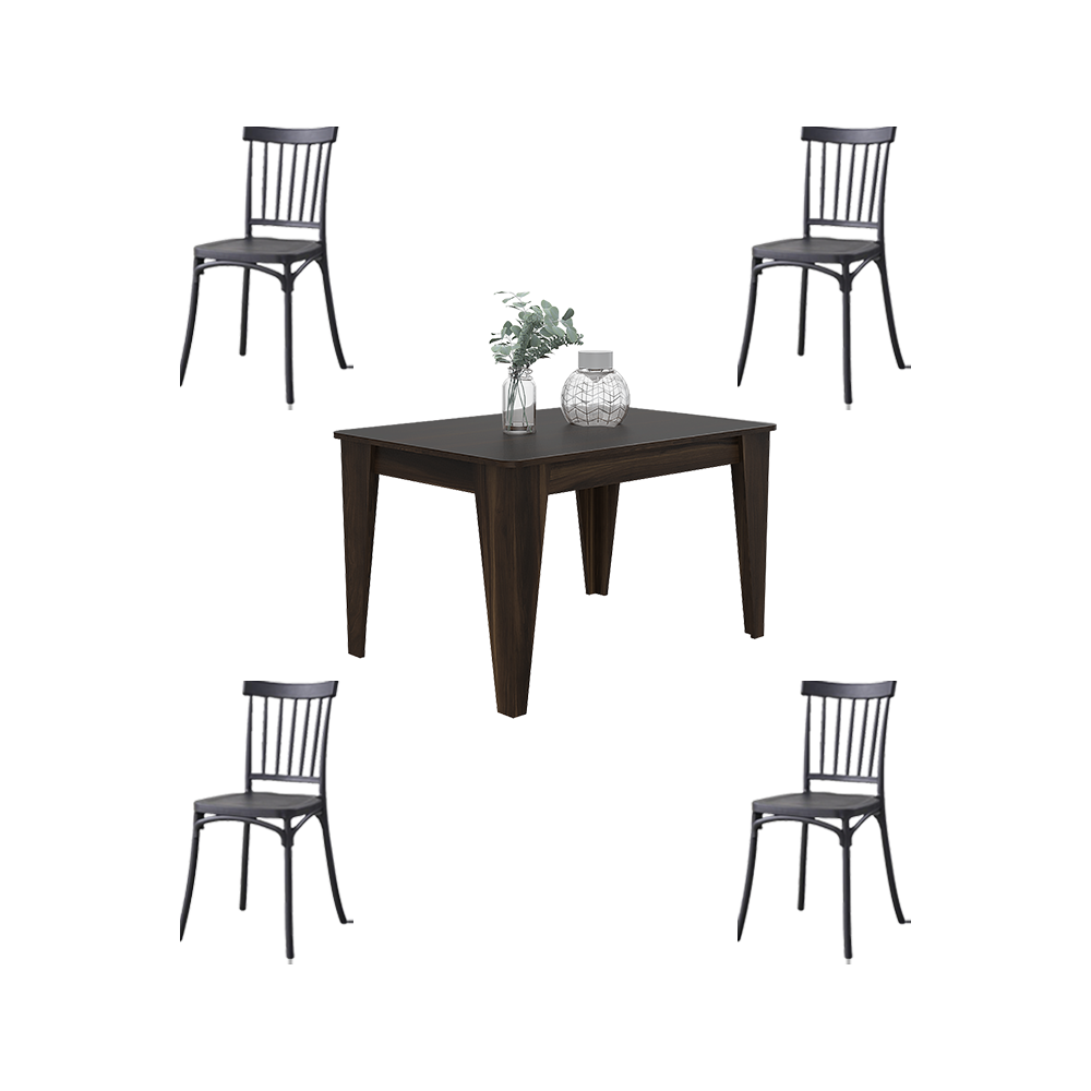 Juego de Comedor Notu · 4 Sillas