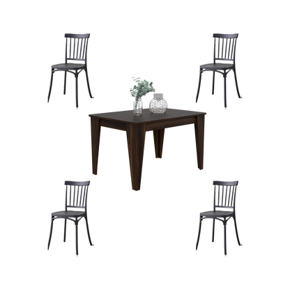 Juego de Comedor Notu · 4 Sillas