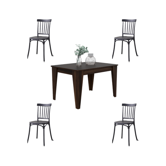Juego de Comedor Notu · 4 Sillas