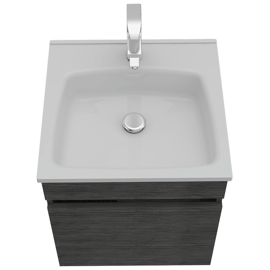 Mueble Lavamanos Bored color Gris para Baño.