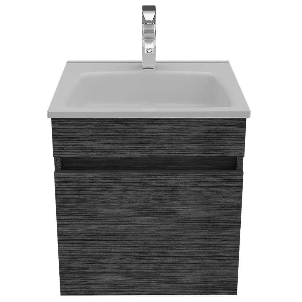 Mueble Lavamanos Bored color Gris para Baño.