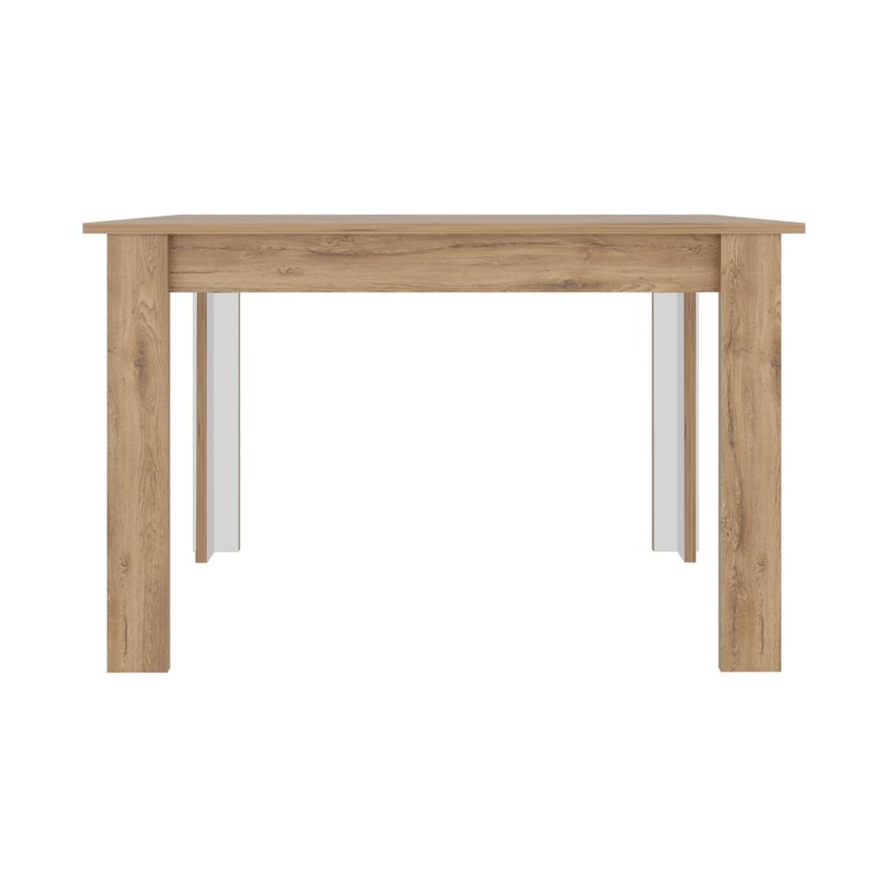 Juego de Comedor Vivezh · 4 Sillas · Verde Oliva