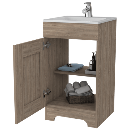 Mueble Lavamanos Apolis color Miel Para Baño.