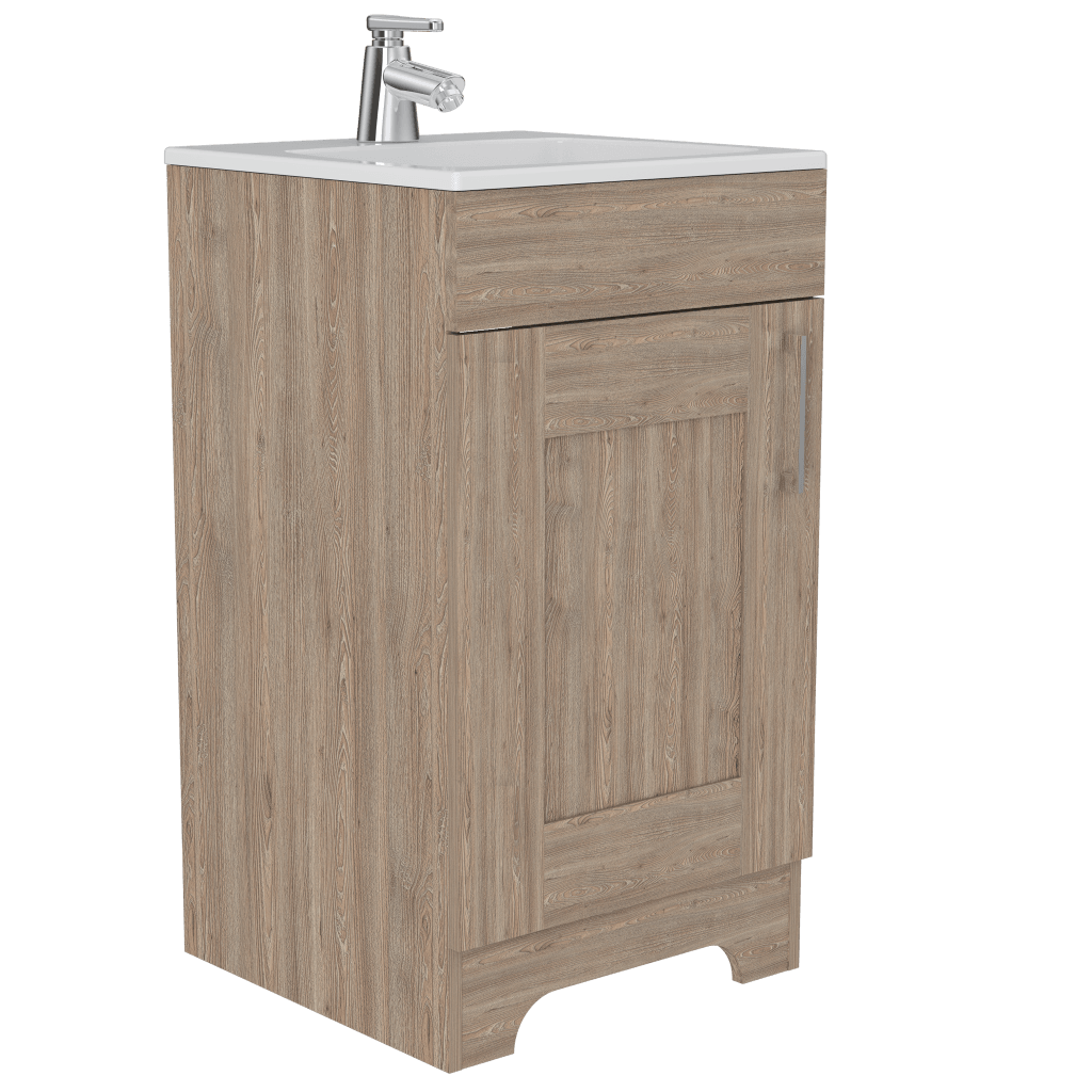 Mueble Lavamanos Apolis color Miel Para Baño.