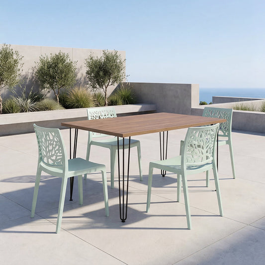 Juego de Comedor Emoly · 4 Sillas