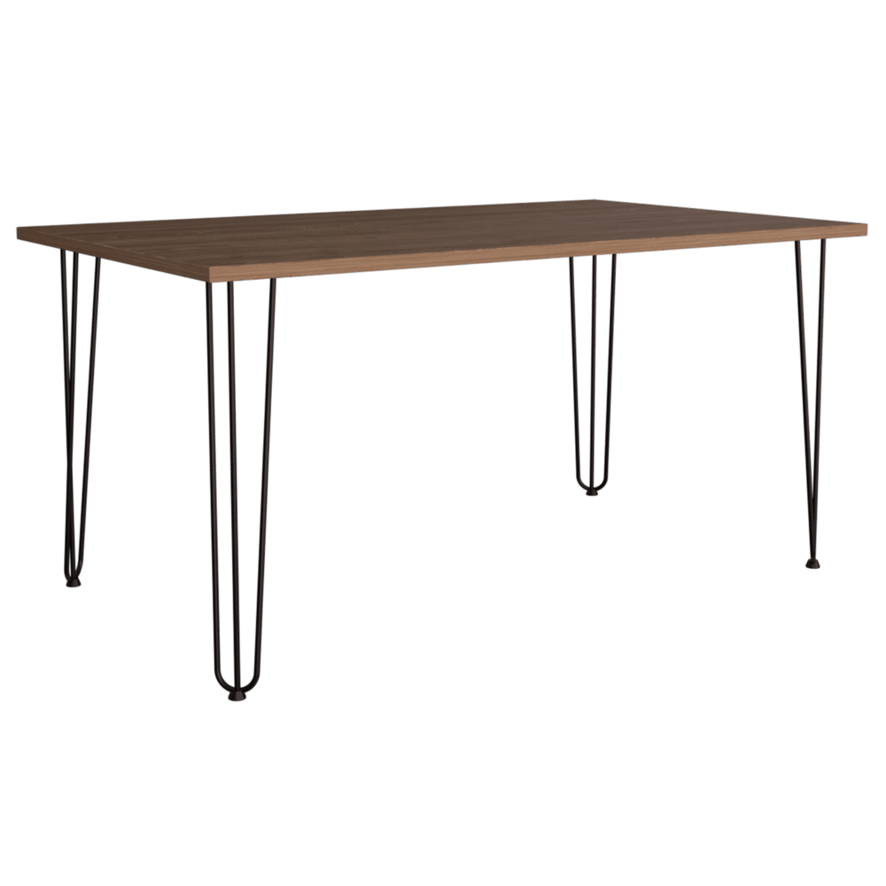 Combo Comedor Bomira, Miel, Chocolate y Café Claro, Incluye Comedor y 6 Sillas - VIRTUAL MUEBLES