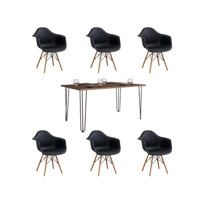 Juego de Comedor Lani · 6 Sillas