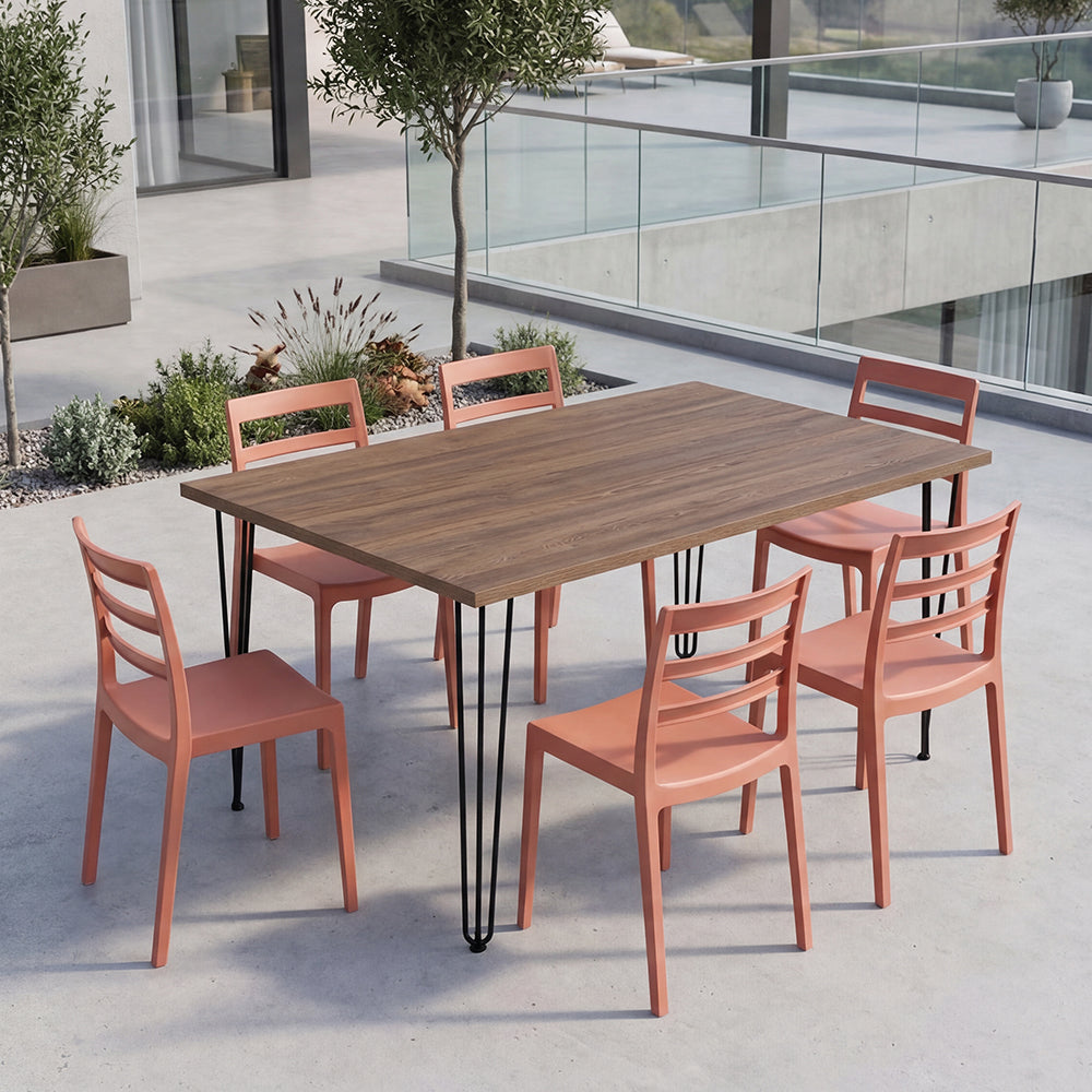 Juego de Comedor Tiasa · 6 Sillas