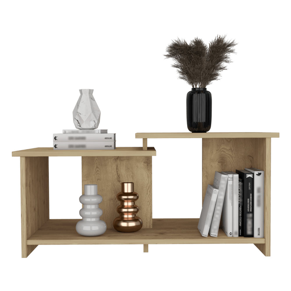 Mesa de Centro Trueno, Macadamia, con Amplio Espacio Ideal Para Ubicar Decoraciones - VIRTUAL MUEBLES