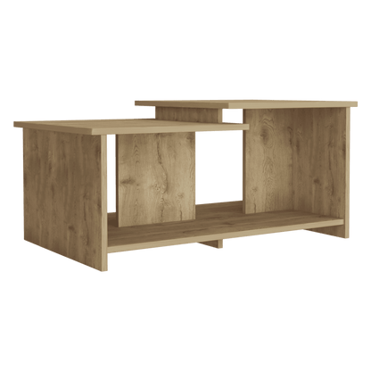 Mesa de Centro Trueno, Macadamia, con Amplio Espacio Ideal Para Ubicar Decoraciones - VIRTUAL MUEBLES