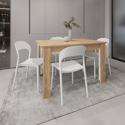 Juego de Comedor Urbania · 4 Sillas · Blanco