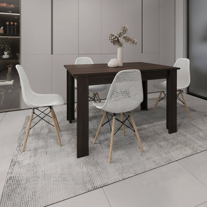 Juego de Comedor Mode · 4 Sillas · Blanco