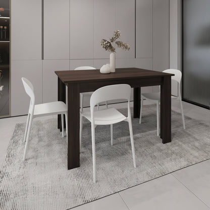 Juego de Comedor Nordika · 4 Sillas · Blanco