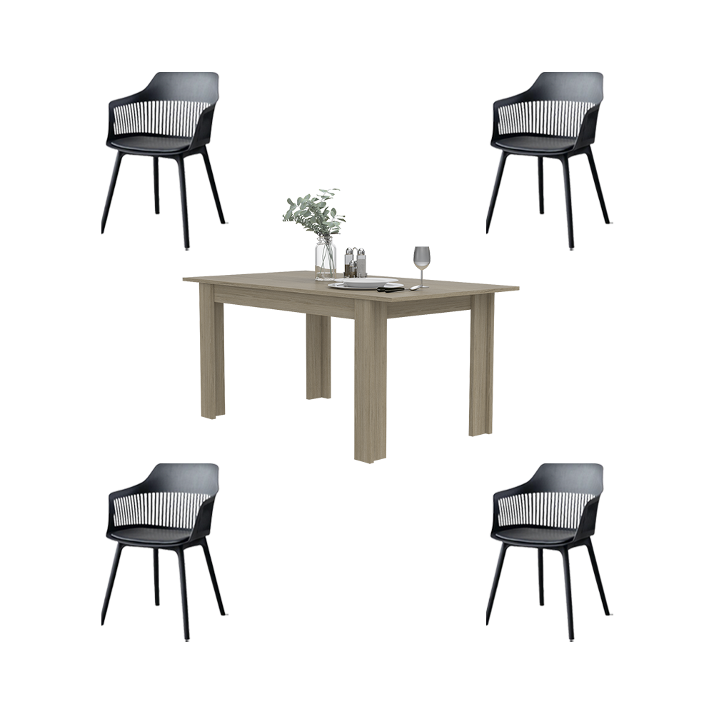 Juego de Comedor Vibe · 4 Sillas