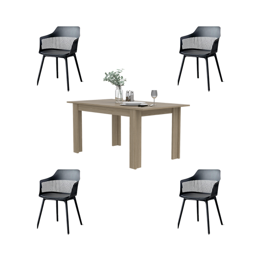 Juego de Comedor Vibe · 4 Sillas