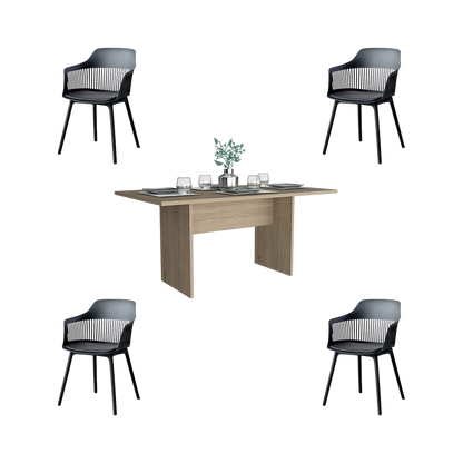 Juego de Comedor Nesga · 4 Sillas