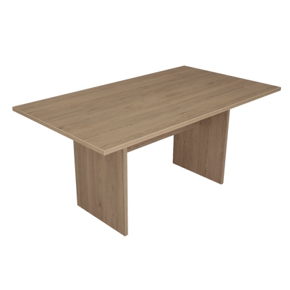 Juego de Comedor Lenas · 4 Sillas · Beige y Blanco