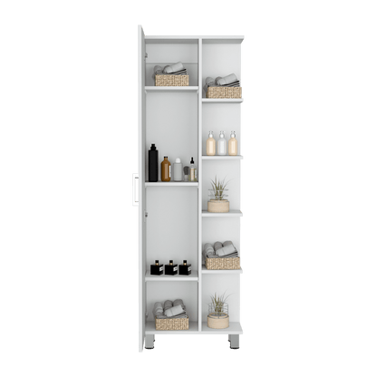 Mueble Esquinero Delhi color Blanco para Baño.