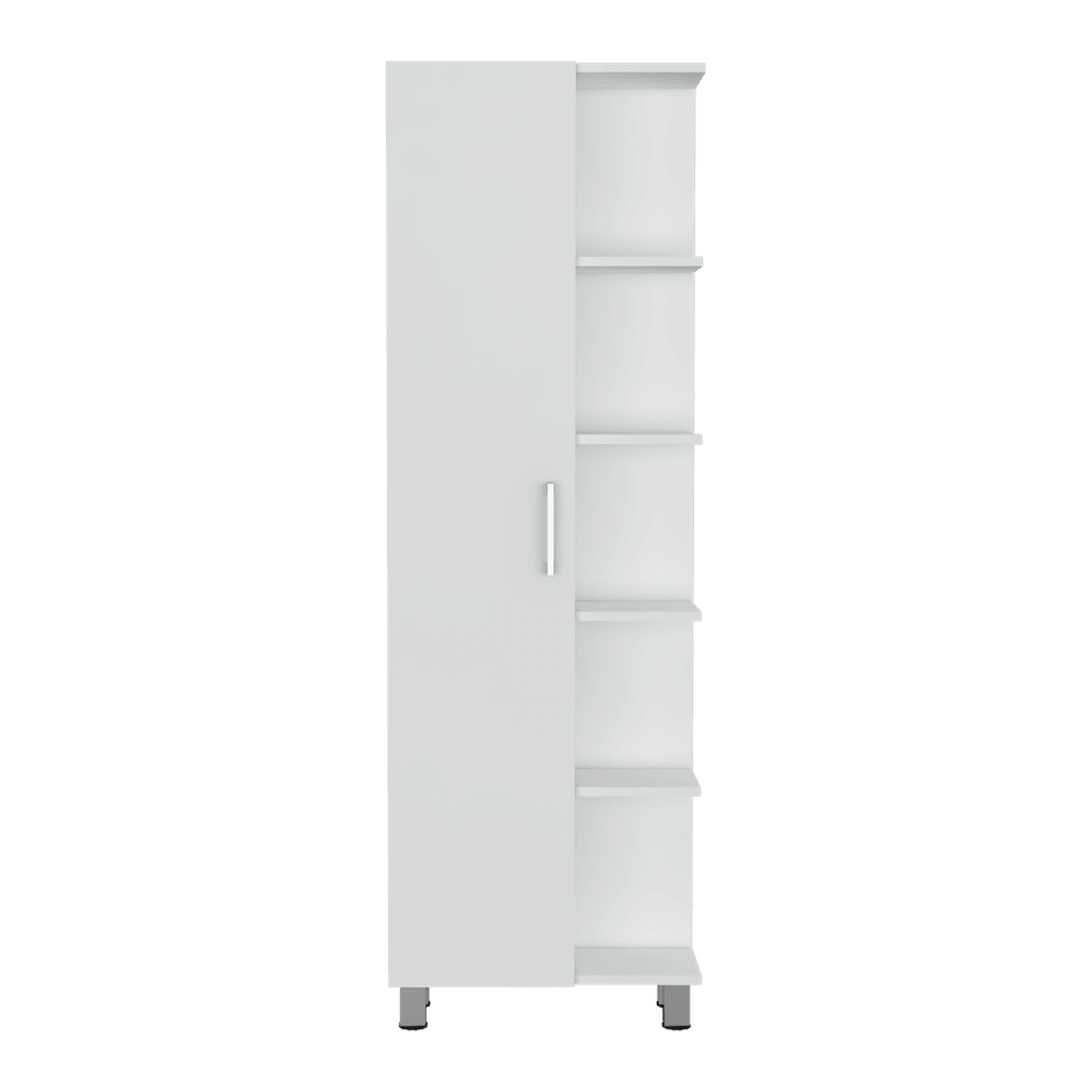 Mueble Esquinero Delhi color Blanco para Baño.