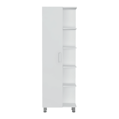 Mueble Esquinero Delhi color Blanco para Baño.