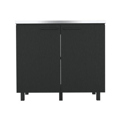 Gabinete Inferior Cantabria, Wengue, Ideal Para Espacio Reducidos ZF - VIRTUAL MUEBLES