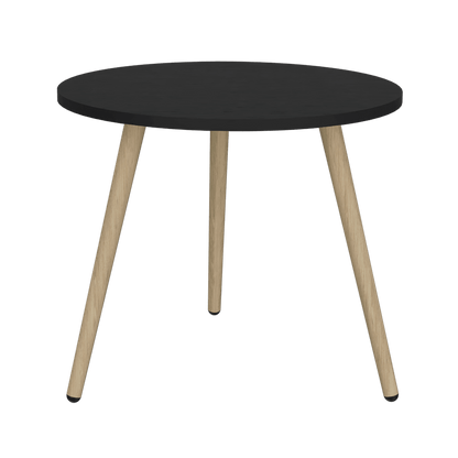 Mesa de Centro, Zohi, Wengue, con Diseño Redondo - VIRTUAL MUEBLES