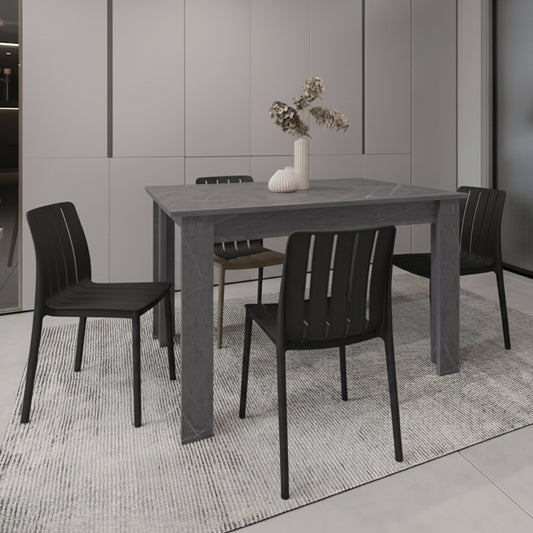 Juego de Comedor Class · 4 Sillas · Negro