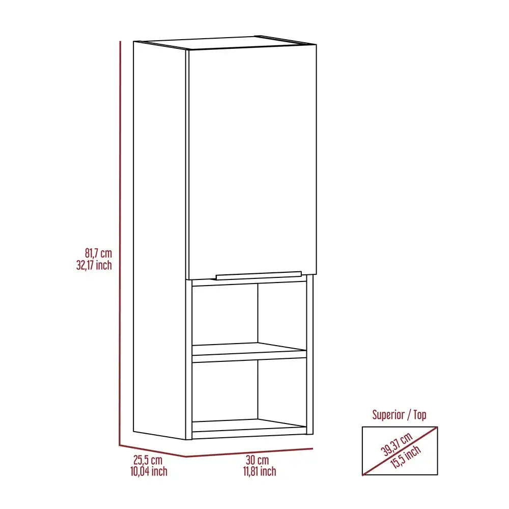 Mueble auxiliar de Baño Mila Ceniza