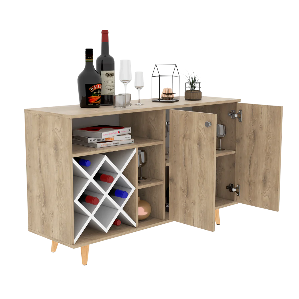 Mueble Bar Vithi RTA Macadamia Blanco