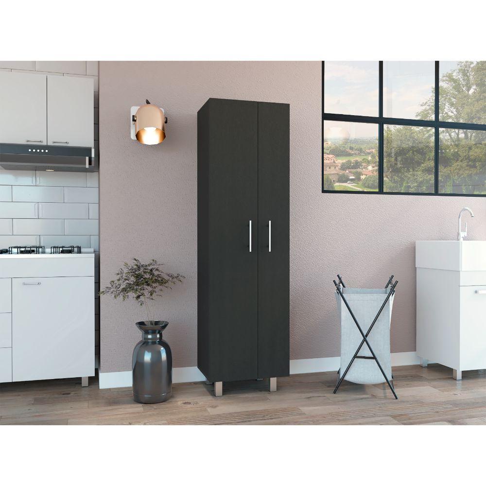 Mueble de Aseo Romana color Wengue y Blanco para Cocina.