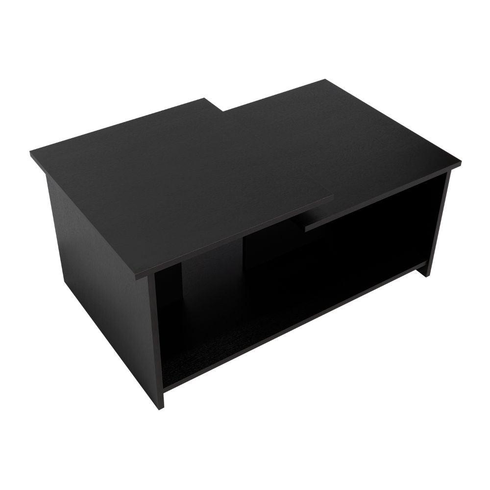 Mesa de Centro Trueno, Wengue, con Amplio Espacio Ideal Para Ubicar Decoraciones - VIRTUAL MUEBLES