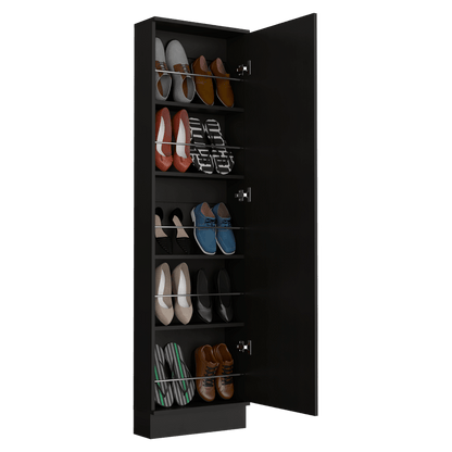 Mueble Auxiliar Zapatero Leto color Wengue para Habitación.