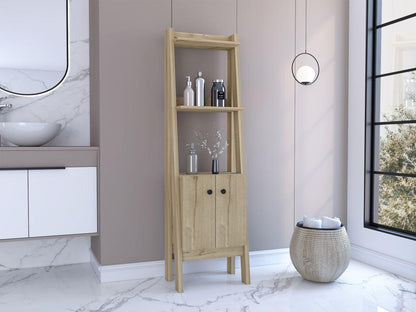 Mueble Auxiliar de Baño Blake color Café claro para Baño.