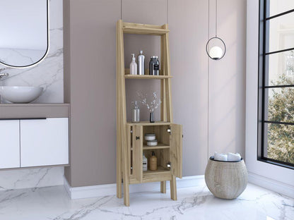 Mueble Auxiliar de Baño Blake color Café claro para Baño.