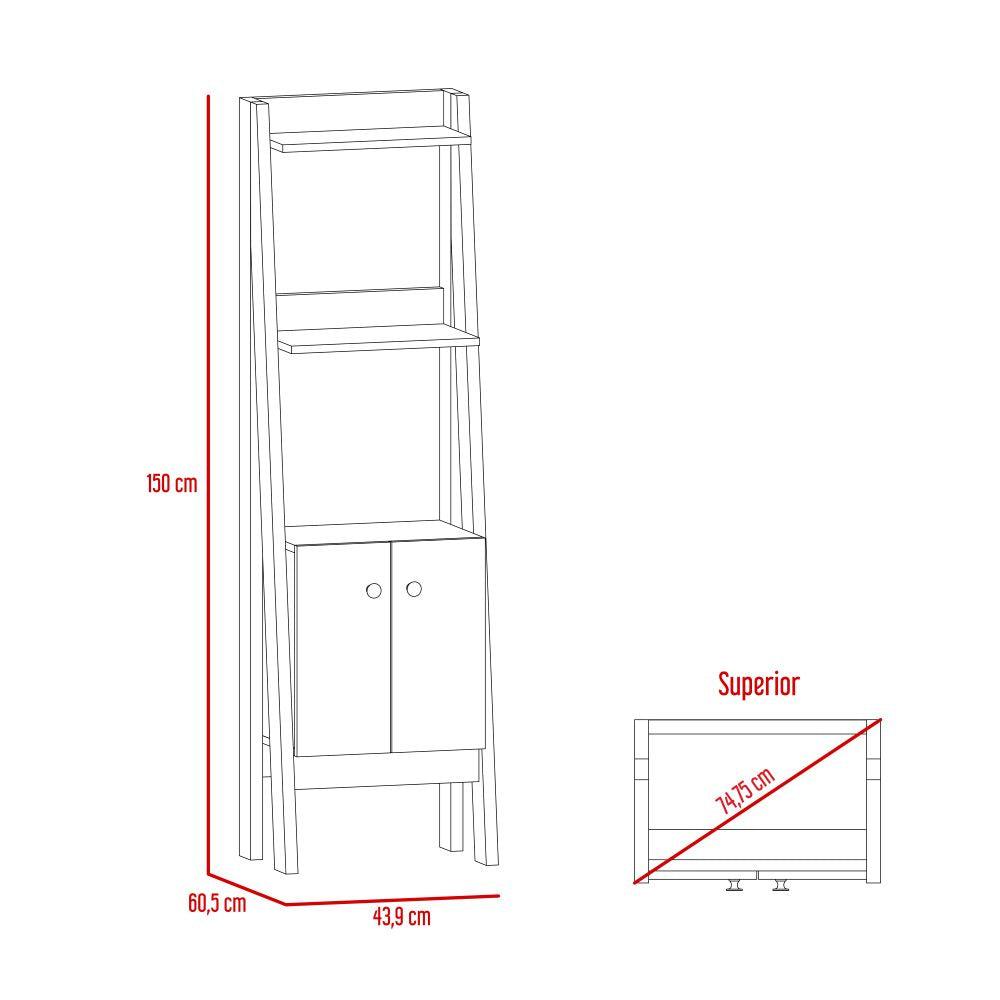 Mueble Auxiliar de Baño Blake color Café claro para Baño.