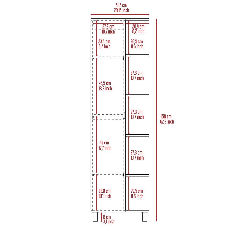 Mueble Esquinero Aran color Gris Para Sala.