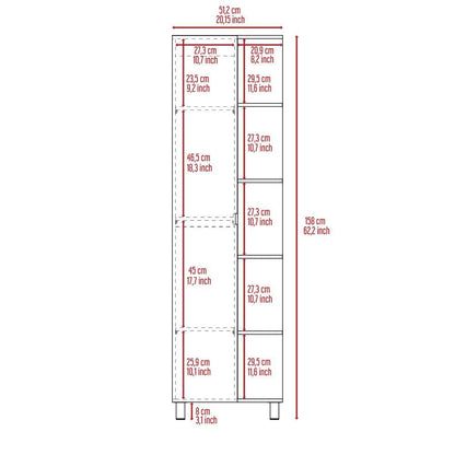 Mueble Esquinero Aran color Gris Para Sala.