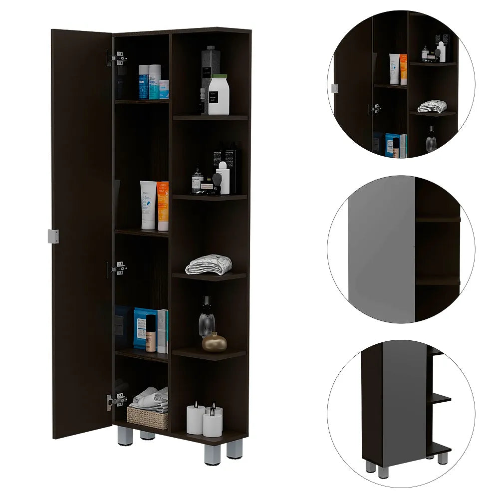 Mueble Esquinero Urano con Espejo RTA Wengue