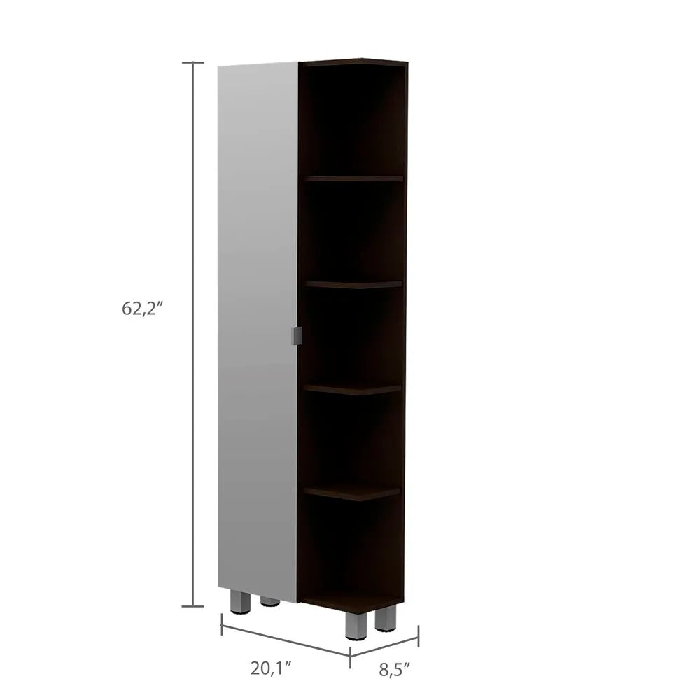 Mueble Esquinero Urano con Espejo RTA Wengue