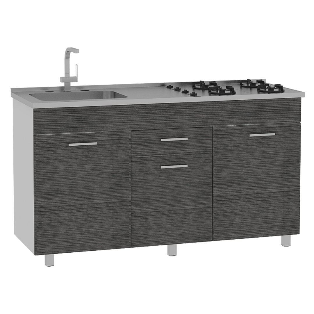 Mueble Inferior Cocina Sicilia RTA 150 Roble Gris (No meson)