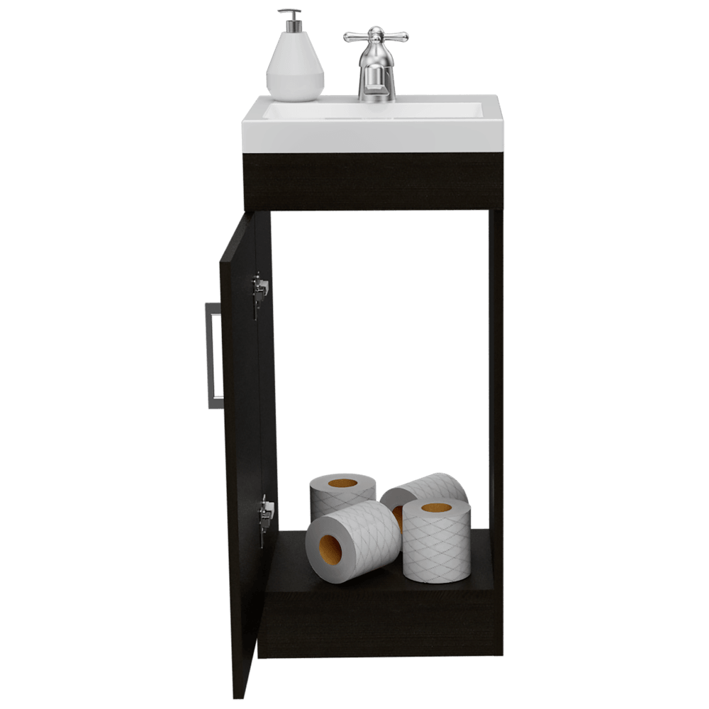 Mueble Lavamanos Oporto color Wengue para Baño.