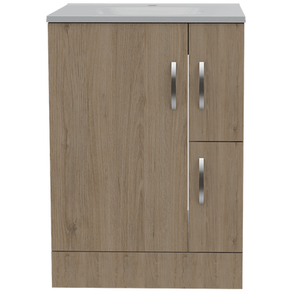 Mueble Lavamanos Picasso color Beige y Blanco para Baño.