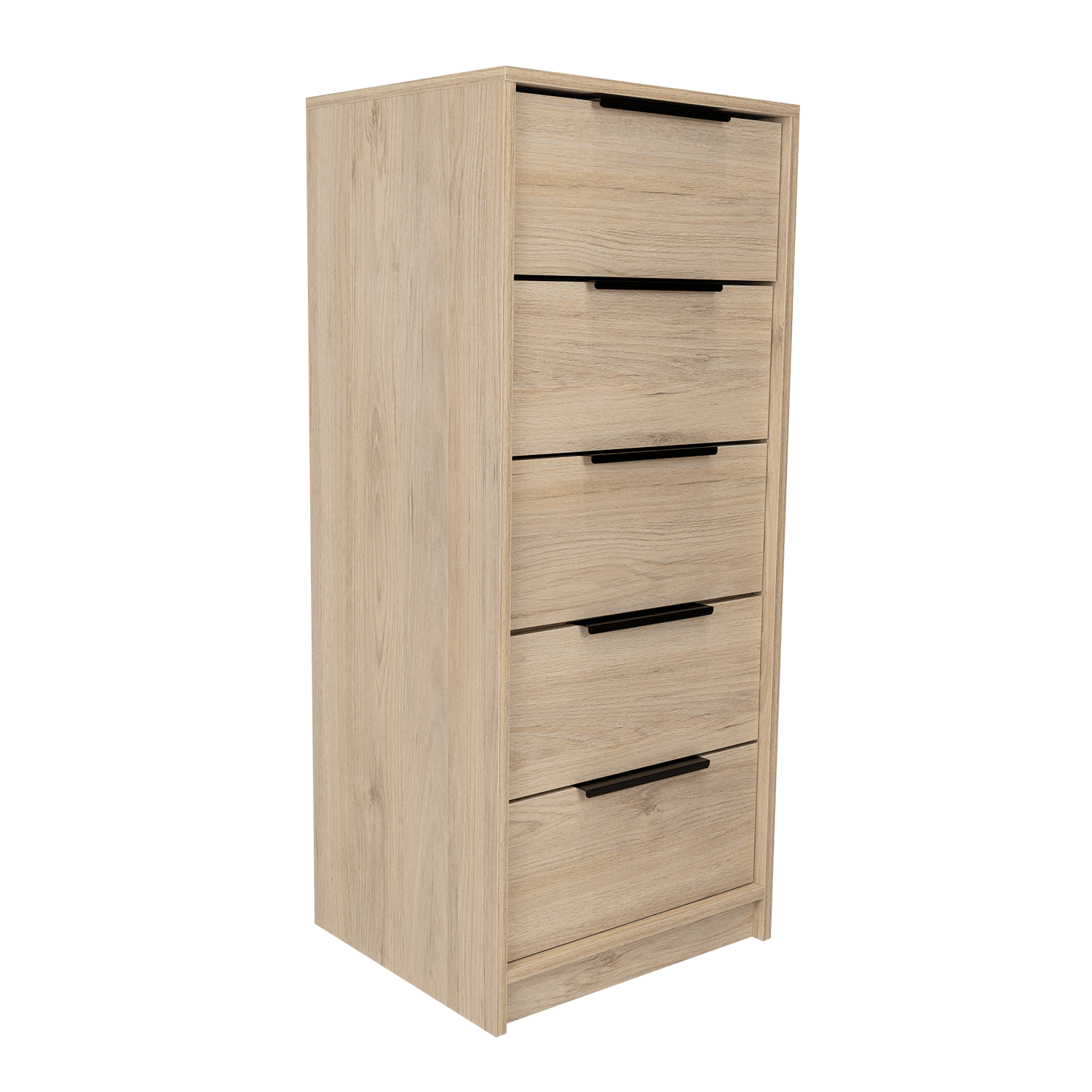 Organizador Wesley, Beige y Blanco, con Cinco Cajones - VIRTUAL MUEBLES