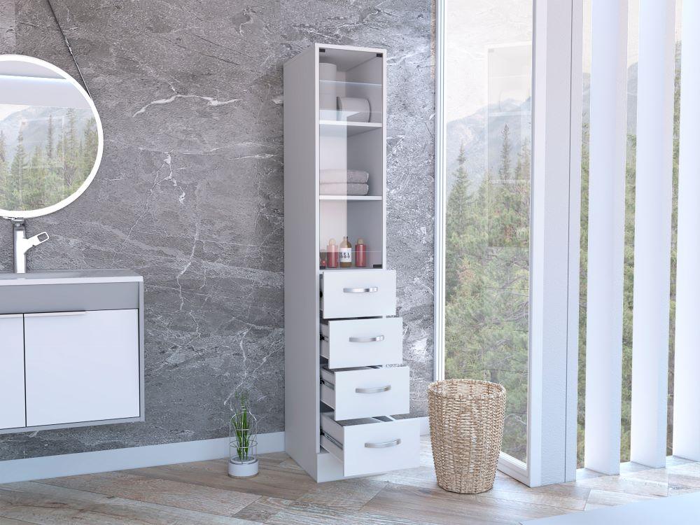 Organizador de Baño Picasso color Blanco para Habitación.